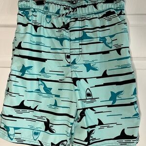 George Boys Shark Swim Trunks Size 14/16